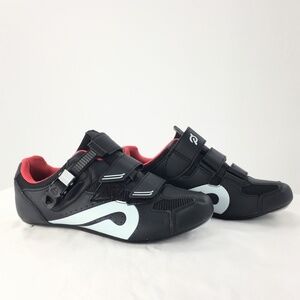 Peloton Unisex Cycling Shoes Black White Bike Riding Sz EU 40 Women 9.5 / Men 7